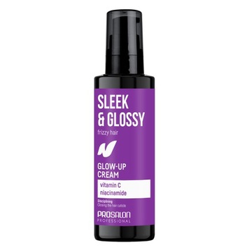 Prosalon Glow Sleek & Glossy 100 ml rozświetlajacy krem do włosówb