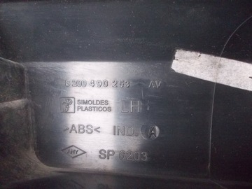CLONA (KRYT) LIŠTA DVEŘE ZADNÍ DACIA LOGAN I MPV KOMBI DOKKER 8200553159