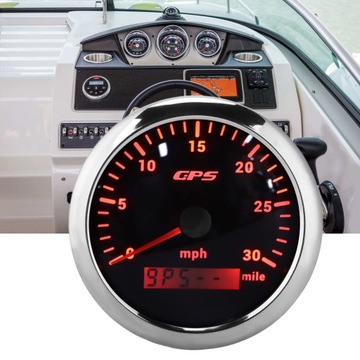 3,3-дюймовый GPS-спидометр, 0-30 миль в час/ч, цветной индикатор скорости
