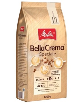 Kawa ziarnista MELITTA BELLACREMA SPECIALE 1kg | niegorzka, lekko orzechowa