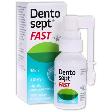 Dentosept Fast spray ulga dla podrażnionych dziąseł i jamy ustnej 30 ml