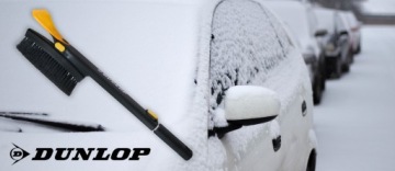 Поворотный скребок для ветрового стекла BRUSH для снега, инея, льда, РЕГУЛИРУЕМЫЙ DUNLOP