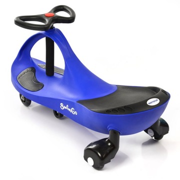 Детский самокат-толкач, светодиодные колеса Meteor SwinGo