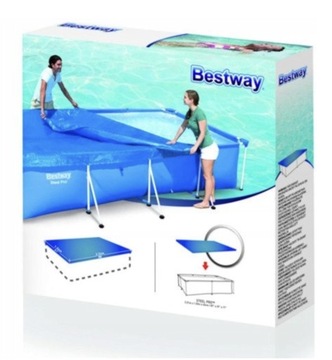 10в1 БОЛЬШОЙ сплошной прямоугольный каркасный бассейн INTEX 300x200x75 см + БЕСПЛАТНО