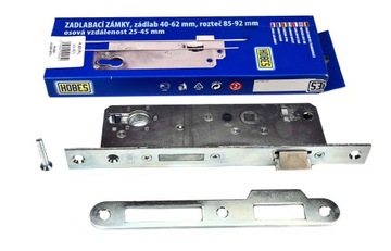ZAMEK WPUSZCZANY DO DRZWI HOBES 90/35 WKŁAD K431
