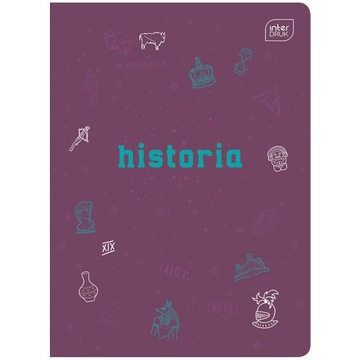 ZESZYT PRZEDMIOTOWY FORMAT A5 60k HISTORIA KRATKA