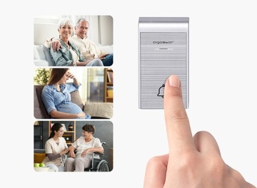 Водонепроницаемый БЕСПРОВОДНОЙ ДВЕРНОЙ ЗВОНОК