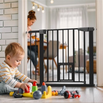Расширительный барьер-ворота для ДЕТЕЙ ЖИВОТНЫХ Tulano Guardian 2.0 Черный