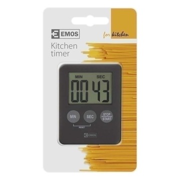 Кухонный таймер EMOS TP202, секундомер, магнит, 99 минут