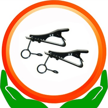 AKCESORIA DO MIKROFONÓW KLAPA METALOWY KOŁNIERZ 12 SZT