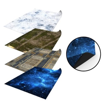 MATA JEDNOSTRONNA GUMOWA RPG 42 WZORY 122 x 91,5CM