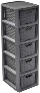 КНИЖНЫЙ ШКАФ ПОЛКА С 5 КОРЗИНАМИ ЯЩИКИ ДЛЯ ВАННОЙ КОМНАТЫ