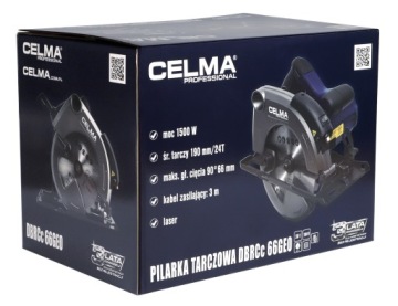 Циркулярная пила CELMA Pro DBRCc66GEO 3LAT GW!