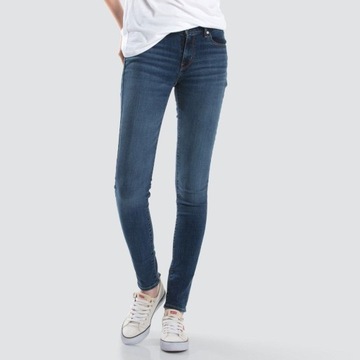 Levis Damskie dżinsy 711 Skinny LAPIS ASTRO INDIGO 18881-0293-32/32