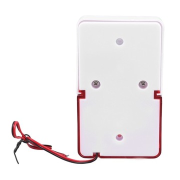 Przewodowy alarm stroboskopowy, migające światło 220 V, sygnał dźwiękowy