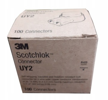Złączka kabli teleinf. UY2-BOX 100szt Scotchlok 3M