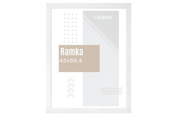 РАМКА А2 ФОТОРАМКИ 42x59,4 БЕЛАЯ ФОТОРАМКА МДФ 59,4x42 CM CADRO