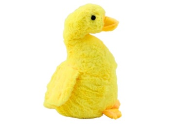 Плюшева Гуска жовта 40 см Lean Toys 400x300 мм