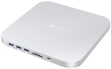 Док-станция-концентратор MC25PRO MAX с твердотельным накопителем USB C M.2 NVMe для Mac Mini M1 M2 HDMI