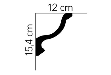 LISTWA SUFITOWA MDB154 Mardom. PRZYSUFITOWA. GZYMS