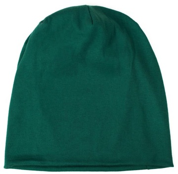 Przejściowa luźna CZAPKA beanie klasyk bawełna cz21292-3