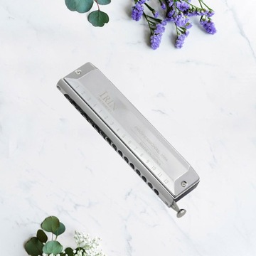 1 шт. ПОЛУТОННЫЙ МУЗЫКАЛЬНЫЙ ИНСТРУМЕНТ ХРОМАТИЧЕСКАЯ ГАРМОНИКА.