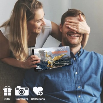 Piececool 3D металлические пазлы Glorystrom Dragon в сборе, наборы моделей головоломки
