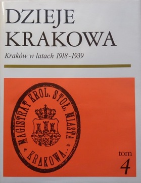 Janina Bieniarzówna DZIEJE KRAKOWA 1918-1939