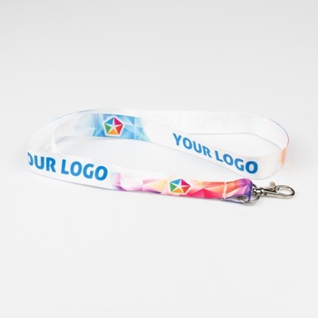 Рекламные шнурки SIMPLY LEASH 20 мм с логотипом 50 шт.