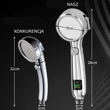 РУЧКА ДЛЯ ДУША СО СВЕТОДИОДНЫМ ИНДИКАТОРОМ ТЕМПЕРАТУРЫ