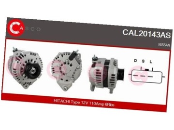 ALTERNÁTOR CASCO CAL20143AS