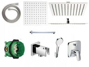 HANSGROHE ZESTAW LOGIS Z DESZCZOWNICĄ SLIM 30 CM