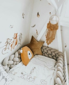 Плетеная защита для кос, 200 см, высота 30 см.