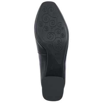 Buty Półbuty Damskie Skórzane Maciejka Czarne 05964-01