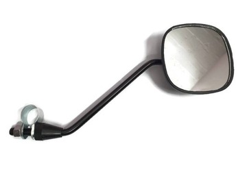 Lusterko rowerowe na kierownice z odblaskiem