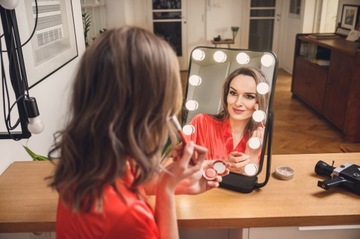 Зеркало для макияжа Humanas HS-HM01 LED Hollywood