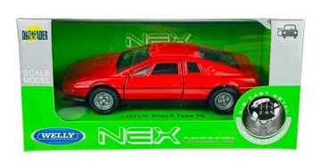 WELLY LOTUS ESPRIT TYPE 79 1:34 НОВАЯ МЕТАЛЛИЧЕСКАЯ МОДЕЛЬ