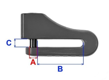 Замок тормозного диска 10Х68Х9