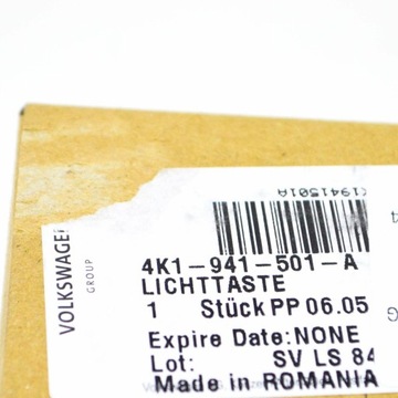 AUDI A7 4K8 FRONTA HEADLIGHT SWITCH CONTROL UNIT LHD 4K1941501A