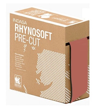 Papier ścierny na gąbce Indasa RHYNOSOFT PRE CUT 115mm P800 x 25m