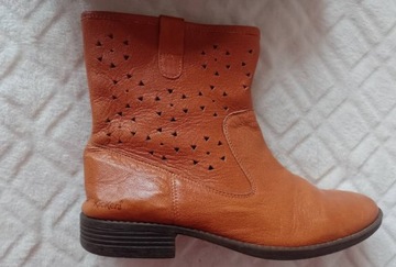 (39) Real Leather/ Skórzane botki z Madrytu, Sztyblety