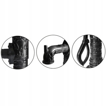 POMPA ABISYNKA +PODSTAWA CZARNA OZDOBNA OGRODOWA CZARNA DELUX WYSOKA JAKOŚĆ