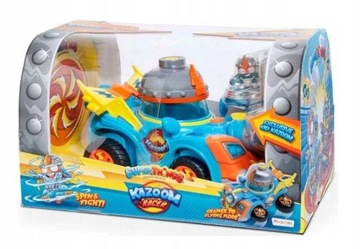 SUPER THINGS ZINGS KAZOOM KID POJAZD RACER + FIGURKA DUŻY ZESTAW MAGIC BOX