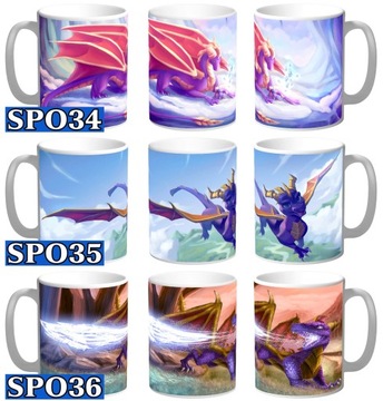 КРУЖКА SPYRO THE DRAGON GAME В ПОДАРОК ​​Имя + БЕСПЛАТНАЯ Коробка 330МЛ