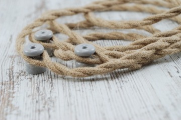 керамический фарфоровый держатель кабеля лампа-паук витой держатель кабеля