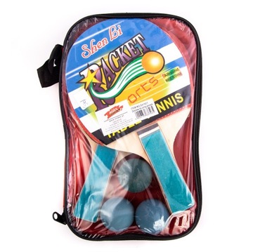 НАБОР ВАЛОК ДЛЯ ПИНГ-ПОНГА В ЧЕХОЛЕ ДЛЯ ШАРА