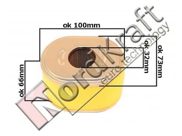 ВОЗДУШНЫЙ ФИЛЬТР HONDA GX110 GX140 GX160 GX200
