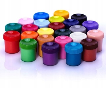 Farby plakatowe AS 24 kolory - 20 ml