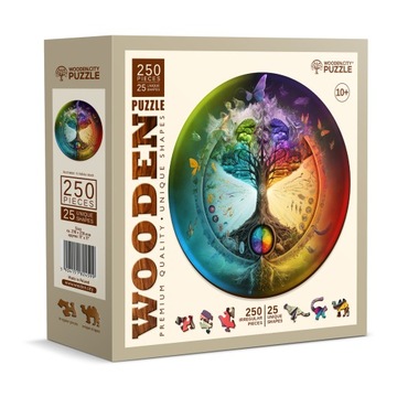 Puzzle Drewniane Drzewo Życia 250 el Wooden City