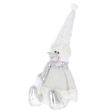 РОЖДЕСТВЕНСКАЯ ФИГУРКА СНЕГОВИКА 40 СМ ОРНАМЕНТ УКРАШЕНИЕ ПОДАРОЧНЫЙ СНЕГОВИК
